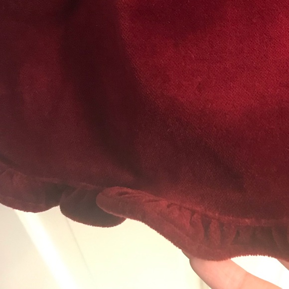 GAP KIDS Girls Red Velvet Dress - Picture 4 of 5
